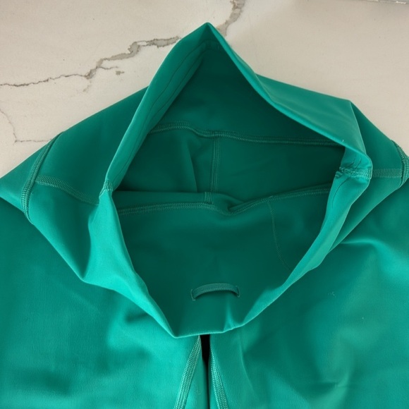 Lululemon Wunder Under Leggings High Rise Tight size 8 Cropped Inseam 23” Green - Picture 4 of 10